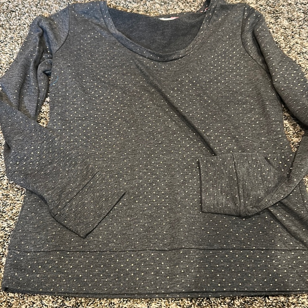 Gold Speckled Crew Sweatshirt!